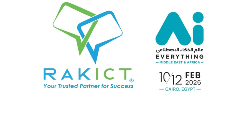 شركة RAKICT تعزز حضورها الإقليمي من خلال مشاركتها في قمة “AI Everything الشرق الأوسط وأفريقيا”